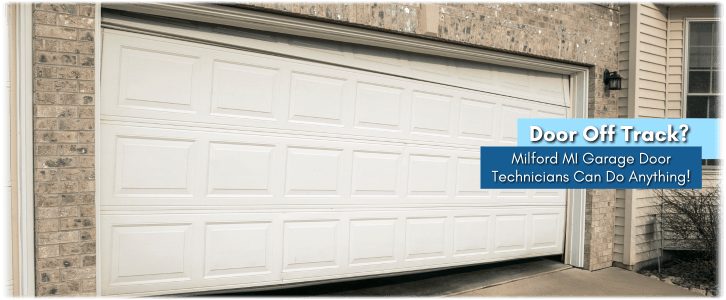 Garage Door Off Track In Milford MI